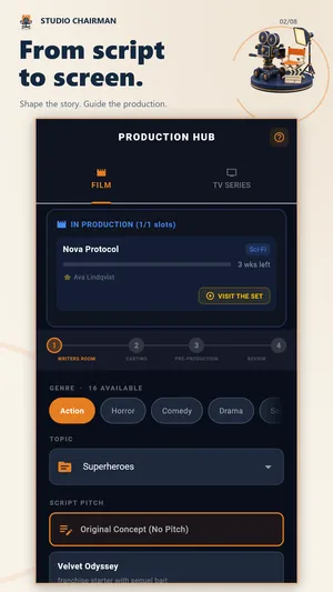 Studio Chairman screenshot 2